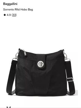 Baggalini Sorrento Rfid Hobo Bag